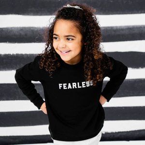 Fearless Toddler Fleece Crewneck Sweatshirt